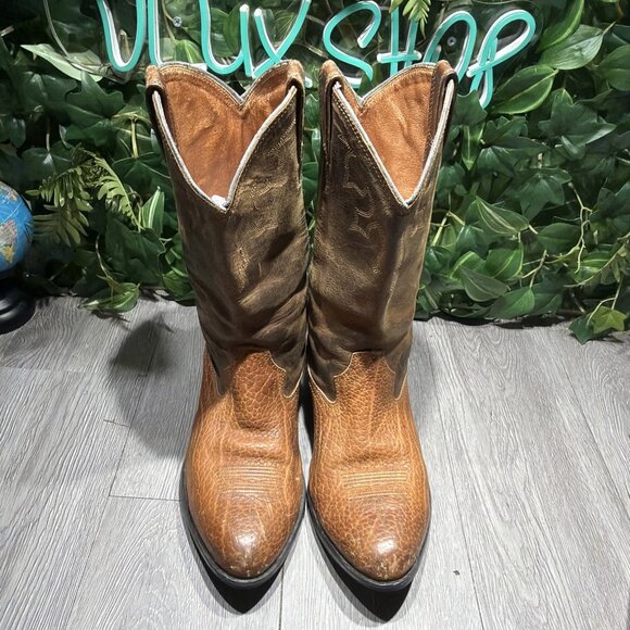 Ariat Men\'s Leather Western Cowboy Boots Size 9.5 U.S. #34288 main image 12